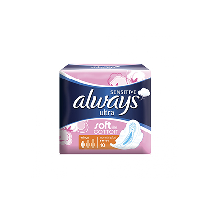 Дамски превръзки Олуейз Ултра 10бр Сензитив Нормални Дамски превръзки Олуейз Ултра 10бр Сензитив Нормални