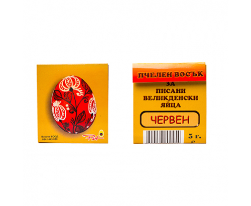 Цветен восък Пет за писани яйца Цветен восък Пет за писани яйца