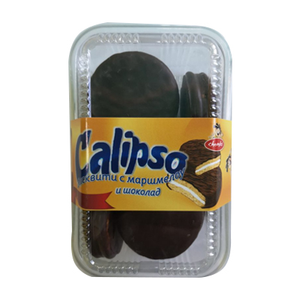 Бисквити Калипсо 200г С маршмелоу и шоколад