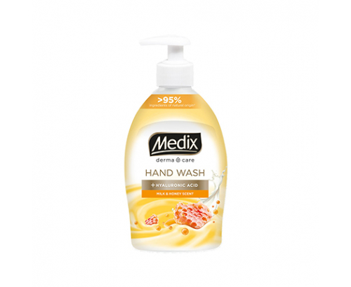 Течен сапун Медикс 400мл Мед и мляко Течен сапун Медикс 400мл Мед и мляко