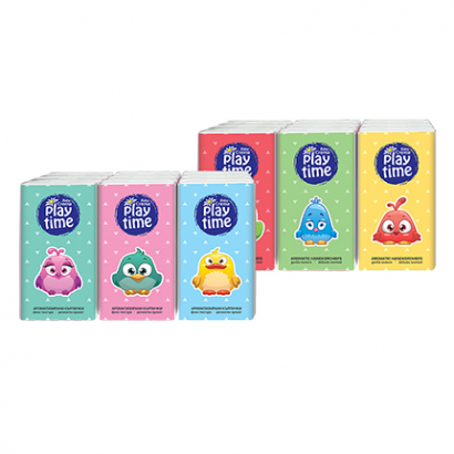 Носни кърпички Плей Тайм 6бр