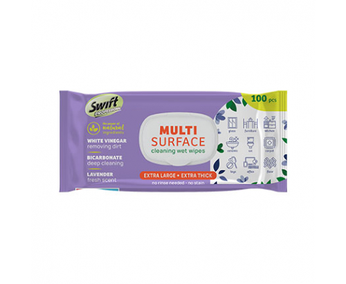 Влажни кърпи Суифт за различни повърхности 100бр Лавандула Влажни кърпи Суифт за различни повърхности 100бр Лавандула