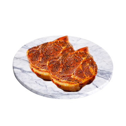 Маринован свински котлет с кост