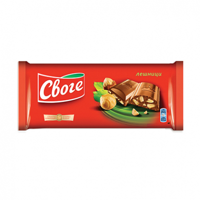 Шоколад Своге 80г Лешник