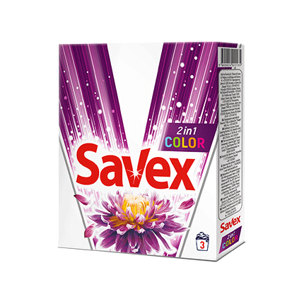 Прах за пране Савекс Активатор 320г Цветно 2в1 Прах за пране Савекс Активатор 320г Цветно 2в1