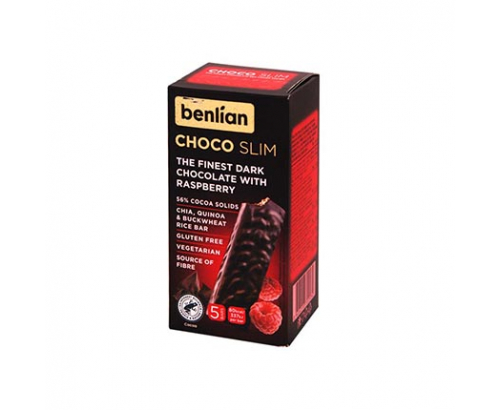 Безглутеново барче Бенлиан Шоко Слим 80г Малина Безглутеново барче Бенлиан Шоко Слим 80г Малина
