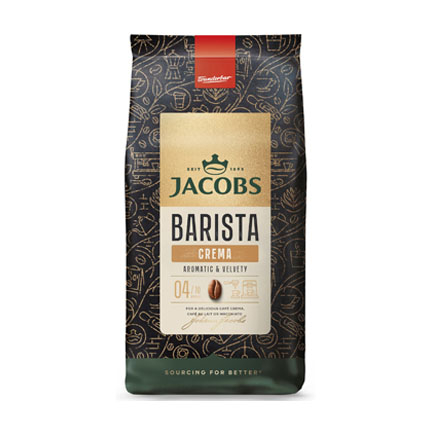 Кафе на зърна Якобс Бариста 1кг Крема