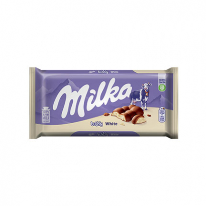 Шоколад Милка 95г Бабъл бял