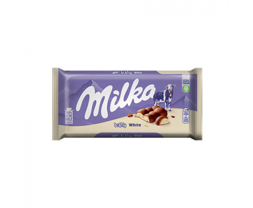 Шоколад Милка 95г Бабъл бял Шоколад Милка 95г Бабъл бял