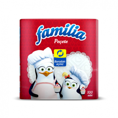 Салфетки Фамилия 100бр