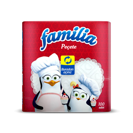 Салфетки Фамилия 100бр Салфетки Фамилия 100бр