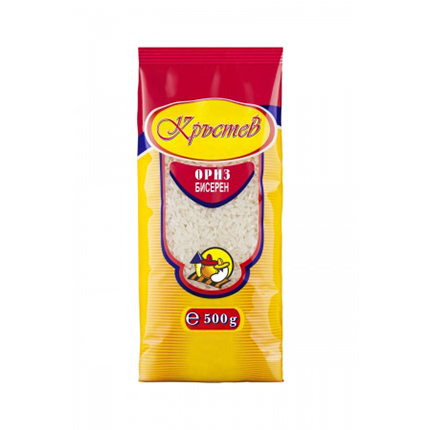 Ориз Кръстев 500г Бисерен Ориз Кръстев 500г Бисерен