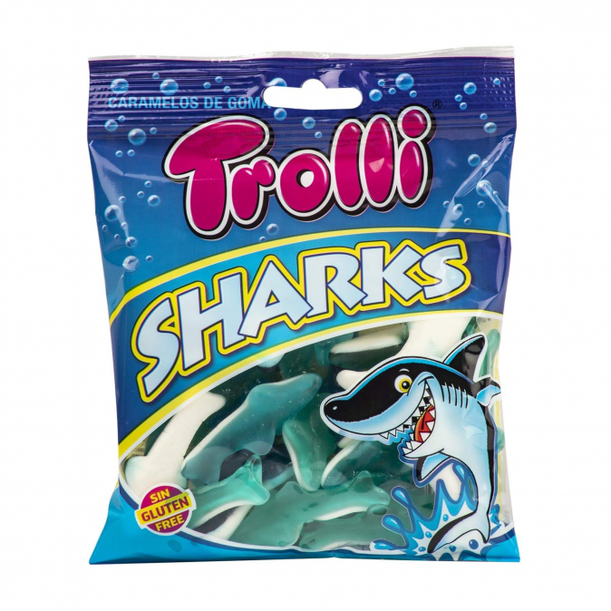 Желирани бонбони Троли 100г Акули