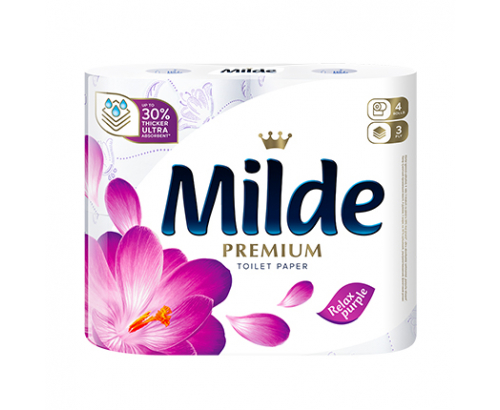 Тоалетна хартия Милде 4бр Релакс Тоалетна хартия Милде 4бр Релакс