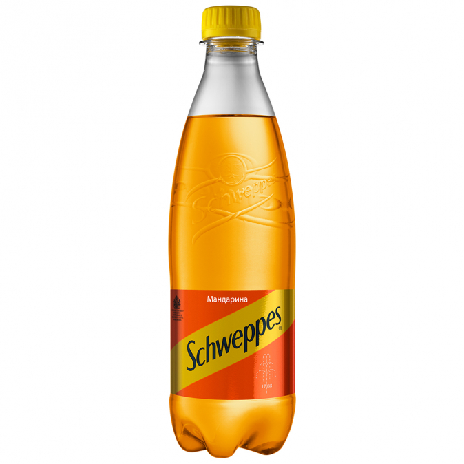 Газирана напитка Швепс 500мл Мандарина
