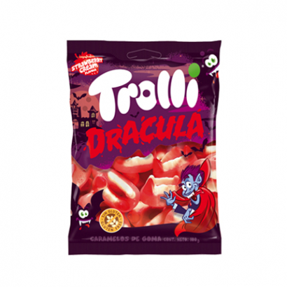 Желирани бонбони Троли 100г Дракула