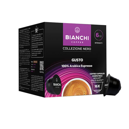 Кафе капсули Бианчи 16бр 100% Арабика Кафе капсули Бианчи 16бр 100% Арабика