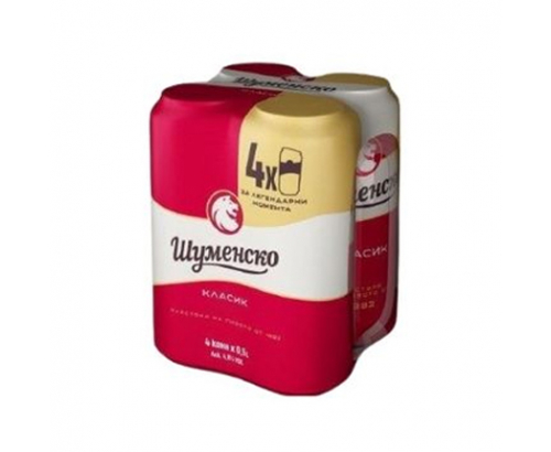 Бира Шуменско 4х500мл кен Бира Шуменско 4х500мл кен