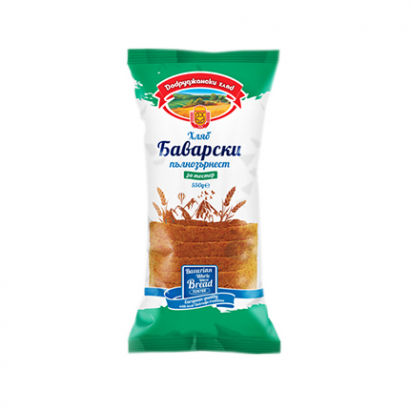 Хляб Добруджански Хляб 550г Баварски пълнозърнест