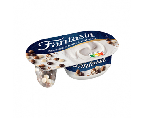 Млечен десерт Данон Фантазия 100г Шоколадови топчета Млечен десерт Данон Фантазия 100г Шоколадови топчета