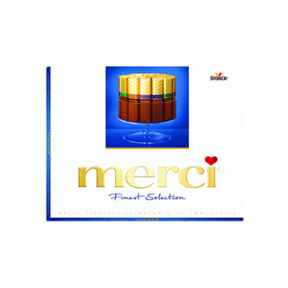 Шоколадови бонбони Мерси 250г Млечна селекция