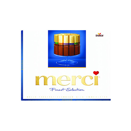 Шоколадови бонбони Мерси 250г Млечна селекция