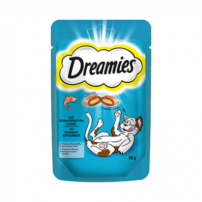 Лакомство за котки Дриймис 60г Сьомга