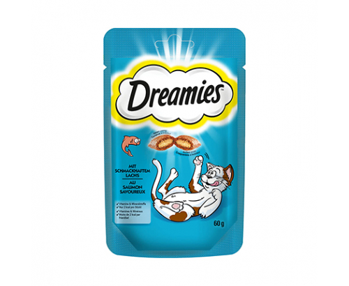 Лакомство за котки Дриймис 60г Сьомга Лакомство за котки Дриймис 60г Сьомга