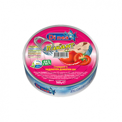 Скумрия Ди Неа 160г Подлютен доматен сос
