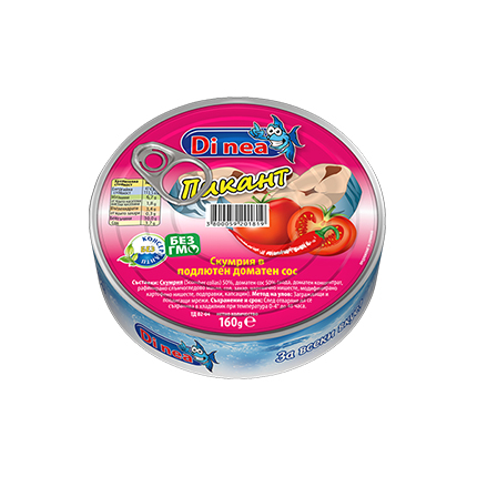Скумрия Ди Неа 160г Подлютен доматен сос