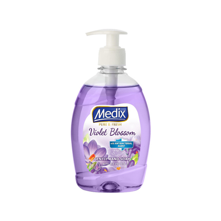 Течен сапун Медикс 400мл Виолетов цвят