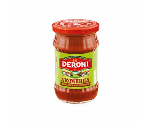 Лютеница Дерони 260г Домашна финосмляна Лютеница Дерони 260г Домашна финосмляна