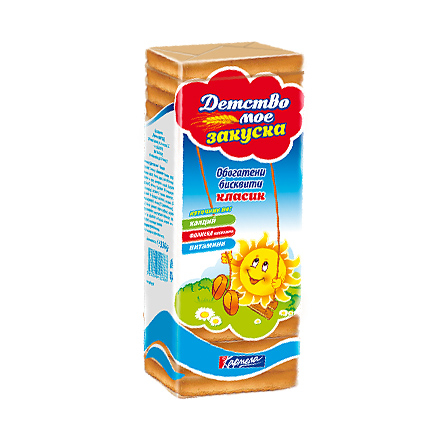 Обогатени бисквити Детство мое 330г