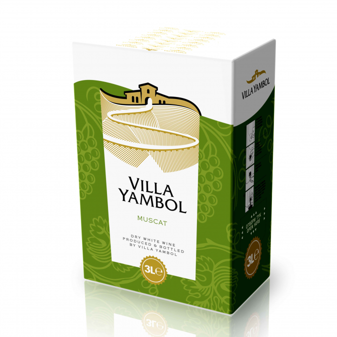 Вино Вила Ямбол 3л Мускат Вино Вила Ямбол 3л Мускат