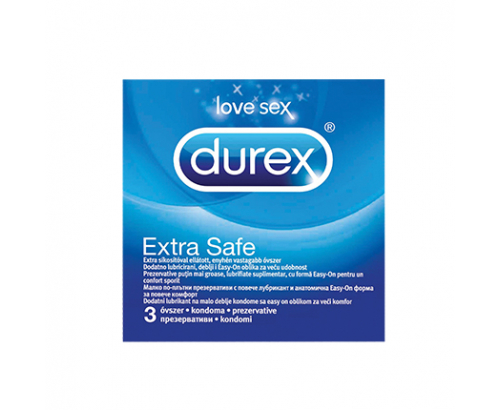 Презервативи Дюрекс 3бр Екстра сейф Презервативи Дюрекс 3бр Екстра сейф