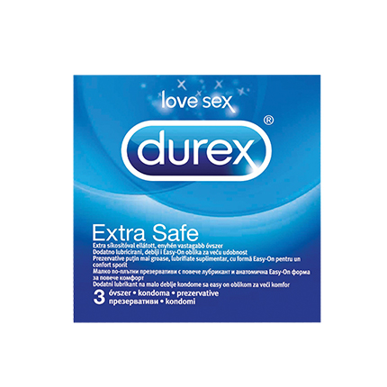 Презервативи Дюрекс 3бр Екстра сейф