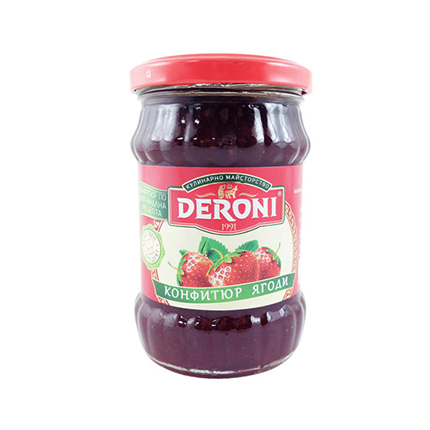 Конфитюр Дерони 300г Ягода Конфитюр Дерони 300г Ягода