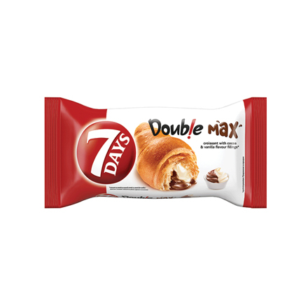 Кроасан 7 Дейс Дабъл 92г Ванилия и какао Кроасан 7 Дейс Дабъл 92г Ванилия и какао
