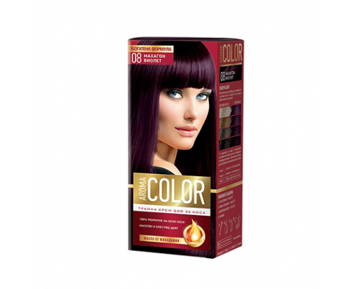 Боя за коса Арома Колор 08 Махагон Виолет Боя за коса Арома Колор 08 Махагон Виолет