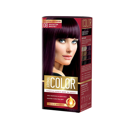 Боя за коса Арома Колор 08 Махагон Виолет