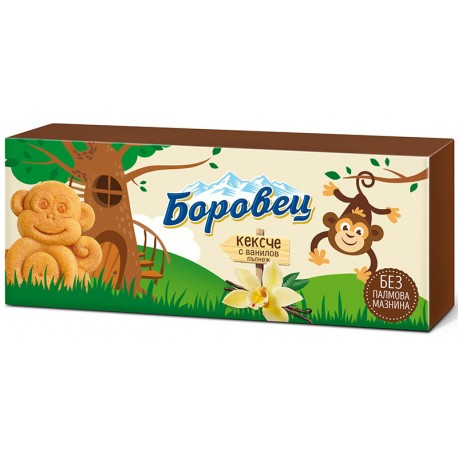 Кексче Боровец 120г Ванилов пълнеж