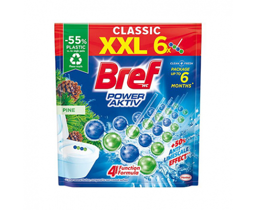 Ароматизатор за тоалетна Бреф Класик 6х50г Ароматизатор за тоалетна Бреф Класик 6х50г