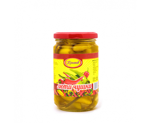 Люти чушки Кръстев 300г Люти чушки Кръстев 300г