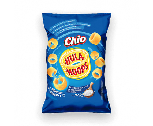 Снакс Хула Хупс 70г С морска сол Снакс Хула Хупс 70г С морска сол