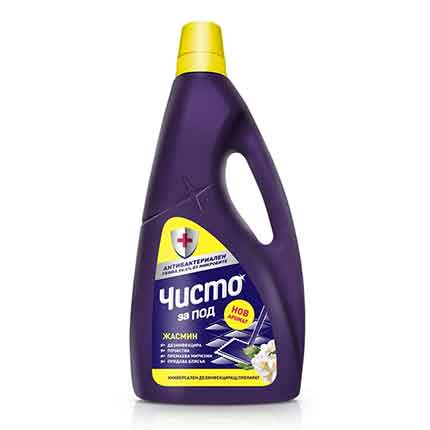Препарат за под Чисто 960мл Жасмин Препарат за под Чисто 960мл Жасмин