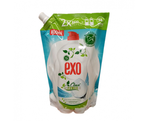 Препарат за съдове Ехо 800мл Пълнител Клийн Пауър Препарат за съдове Ехо 800мл Пълнител Клийн Пауър