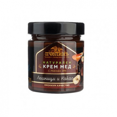 Пчелен мед Пчелинъ 250г С тахан от лешници и какао