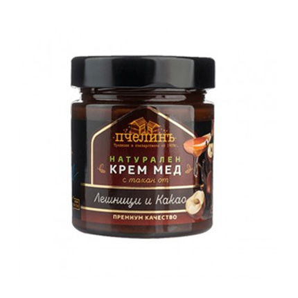 Пчелен мед Пчелинъ 250г С тахан от лешници и какао