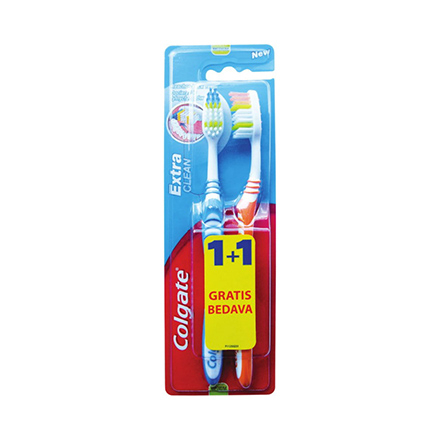 Четка за зъби Колгейт Екстра Клийн 2бр Четка за зъби Колгейт Екстра Клийн 2бр
