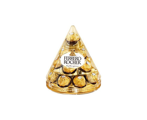 Шоколадов бонбони Фереро Роше 212.5г Конус Шоколадов бонбони Фереро Роше 212.5г Конус